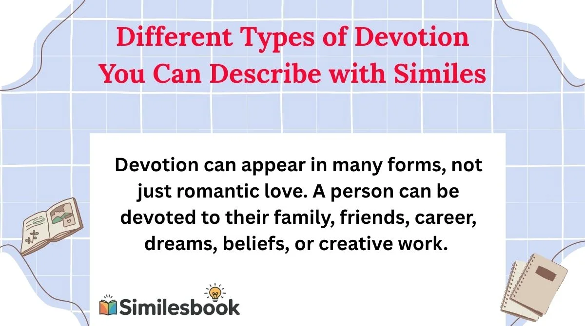 Different Types of Devotion You Can Describe with Similes