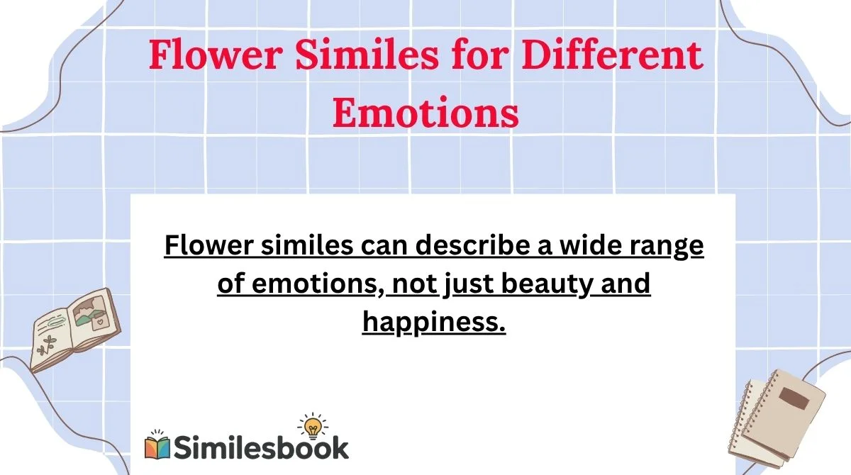 Flower Similes for Different Emotions