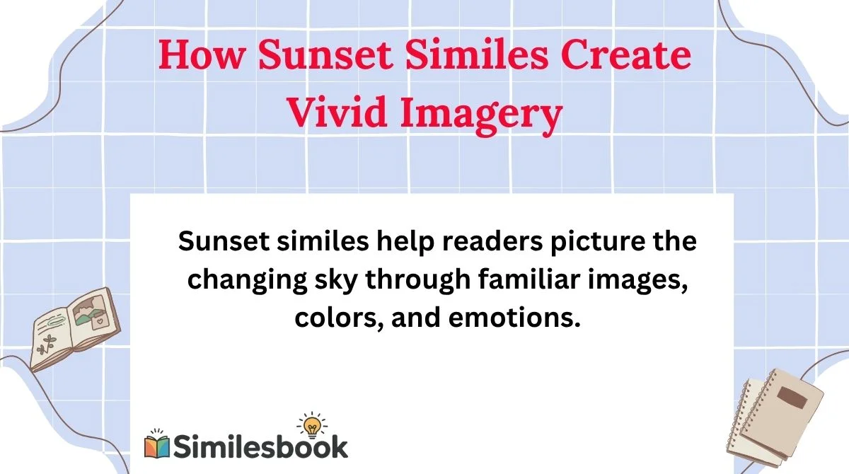 How Sunset Similes Create Vivid Imagery
