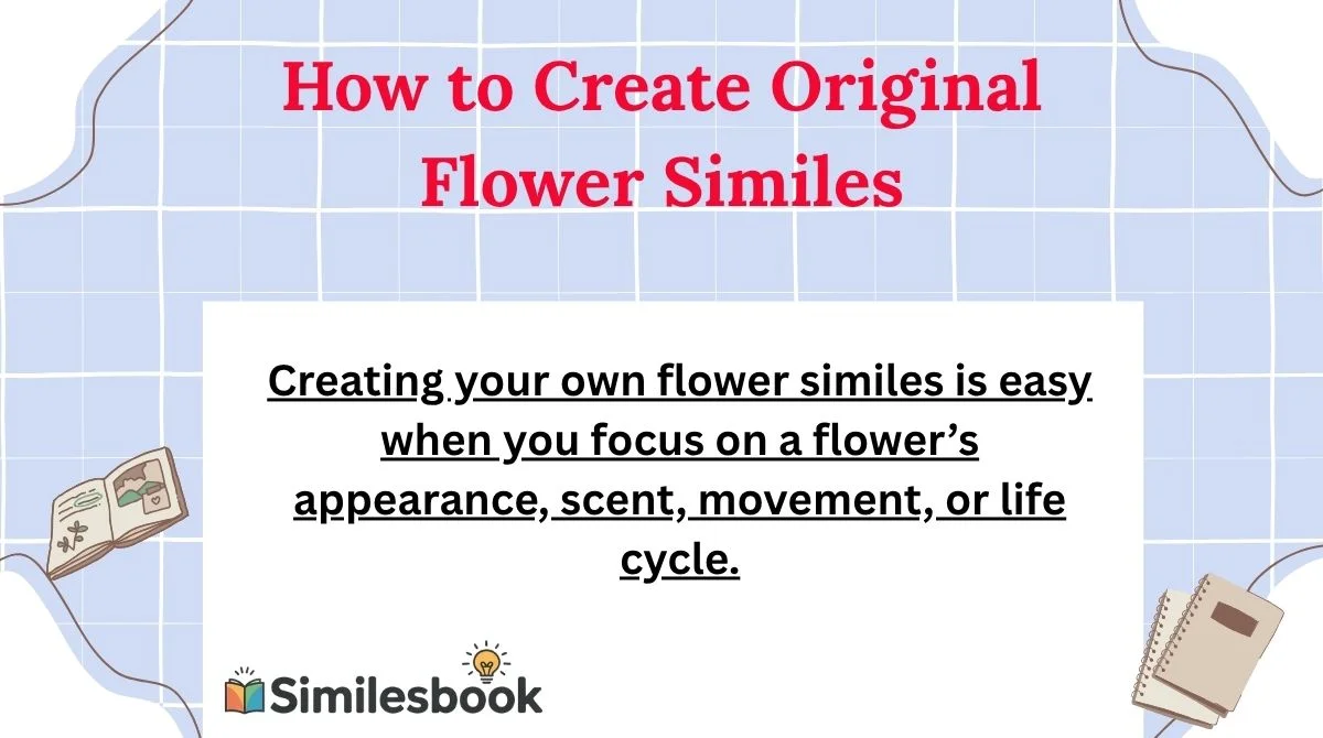 How to Create Original Flower Similes