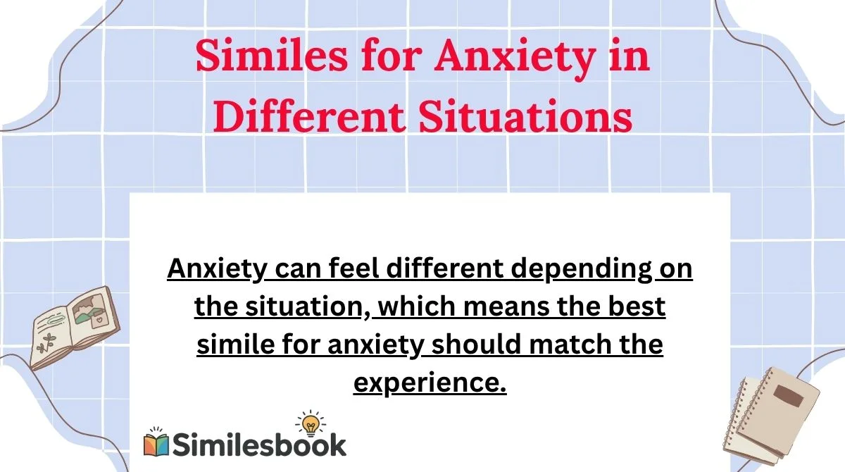 Similes for Anxiety in Different Situations