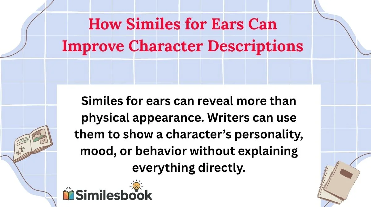 How Similes for Ears Can Improve Character Descriptions