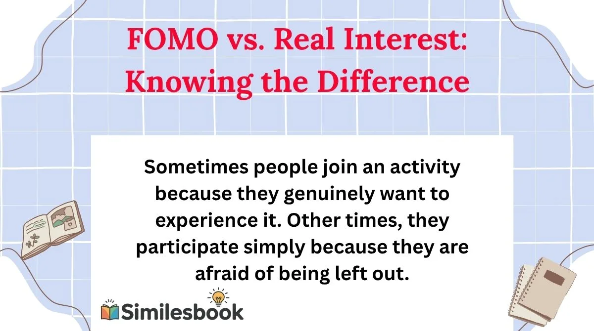 FOMO vs. Real Interest: Knowing the Difference