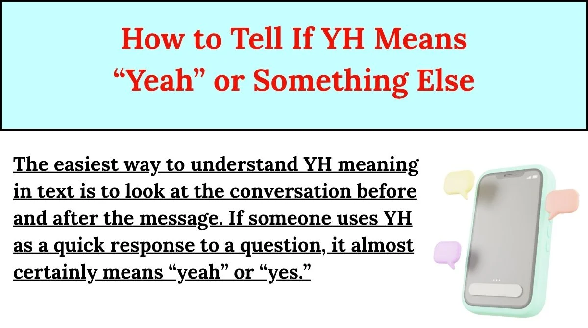 How to Tell If YH Means “Yeah” or Something Else