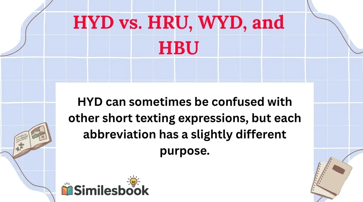 HYD vs. HRU, WYD, and HBU