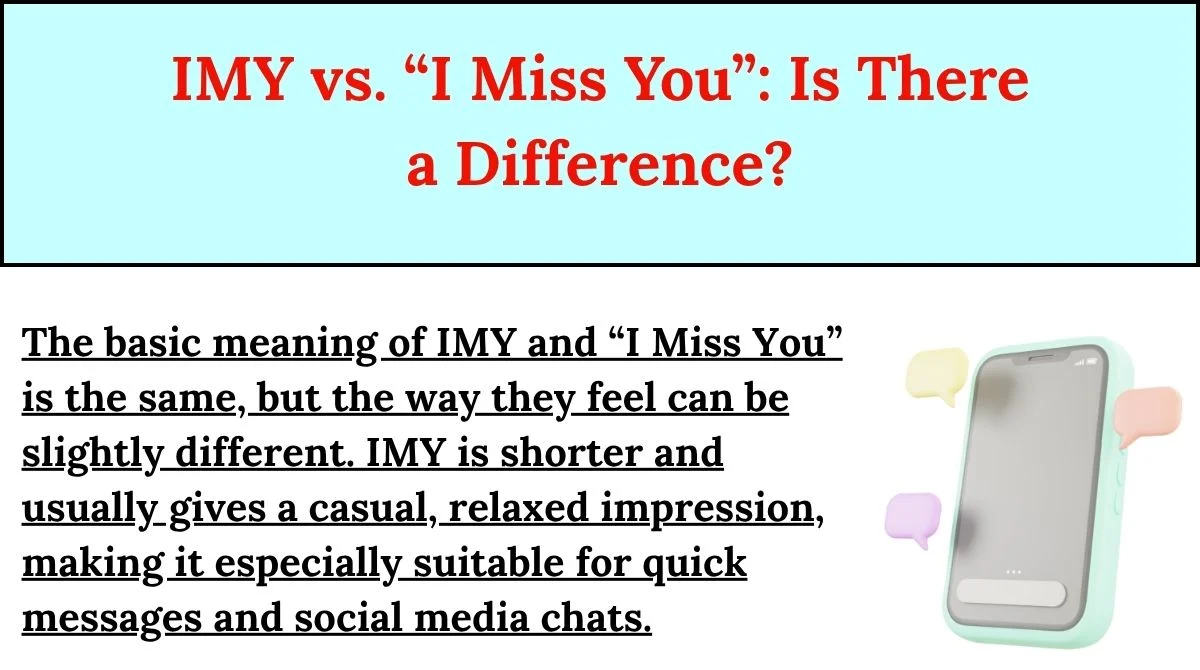 IMY vs. “I Miss You”: Is There a Difference?