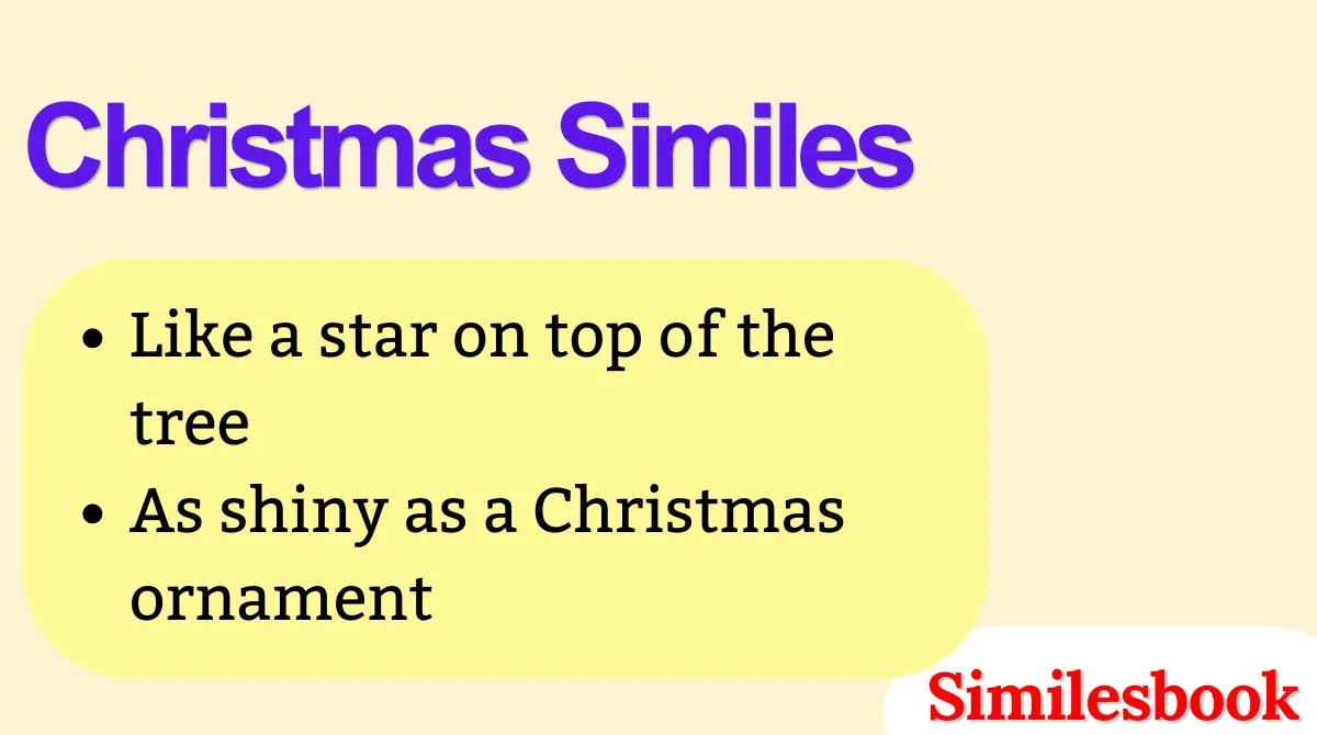 Christmas Similes