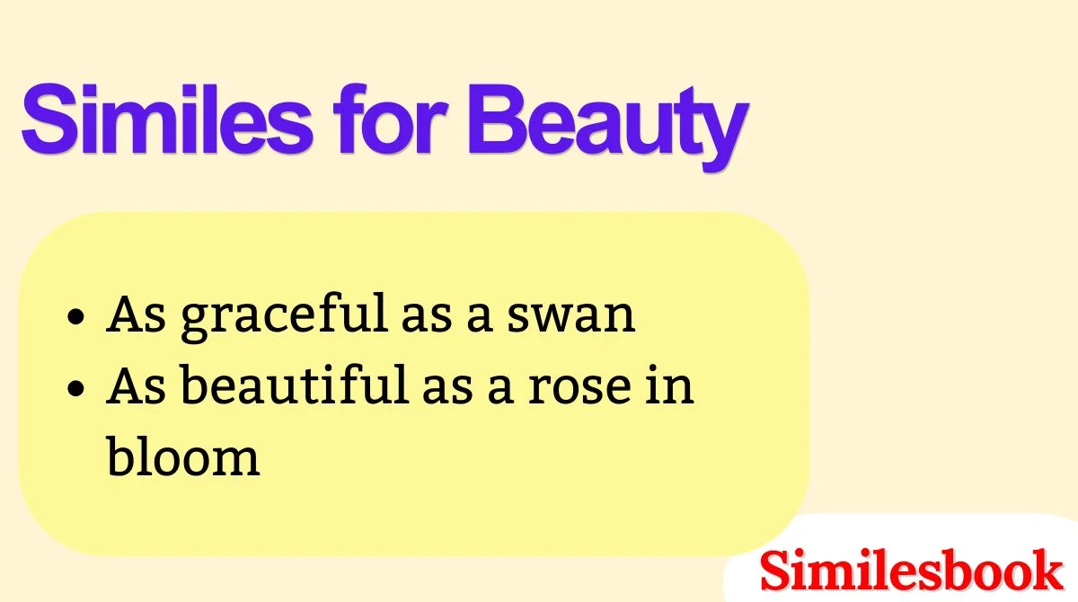 Similes for Beauty