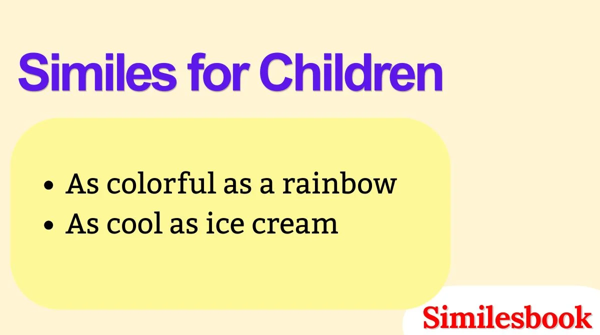 Similes for Children
