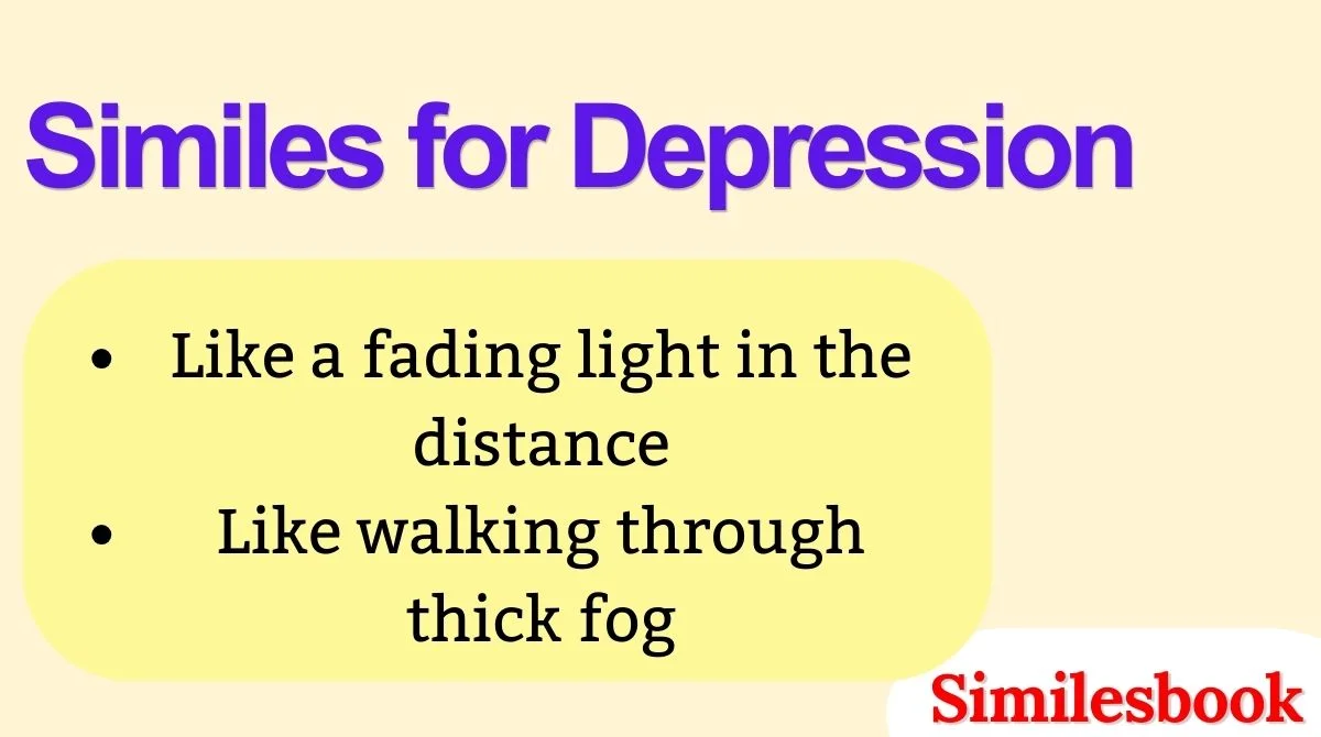 Similes for Depression