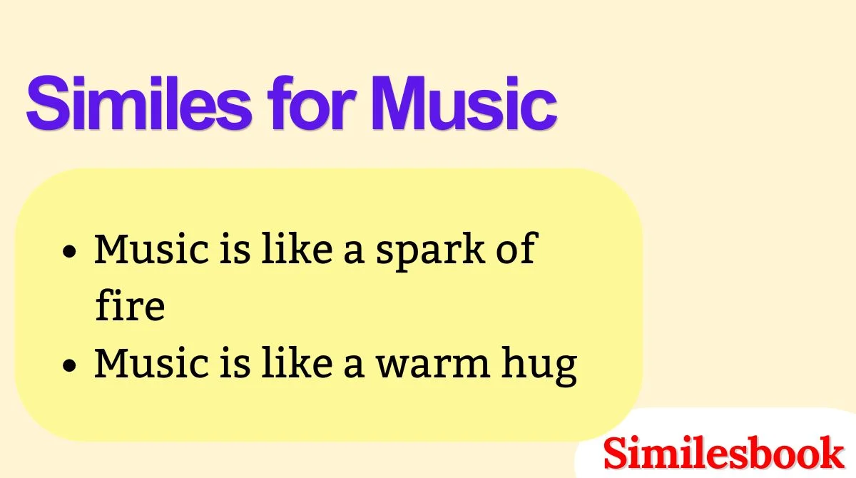 Similes for Music