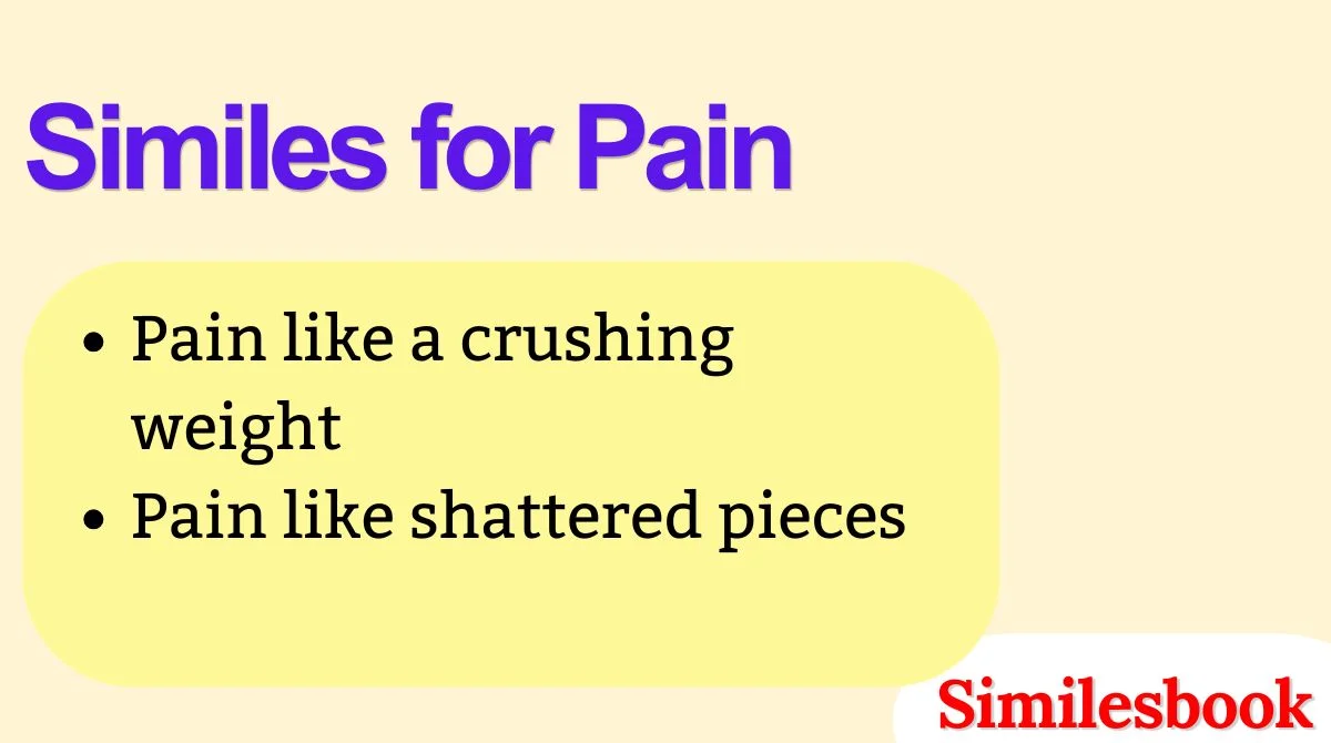 Similes for Pain