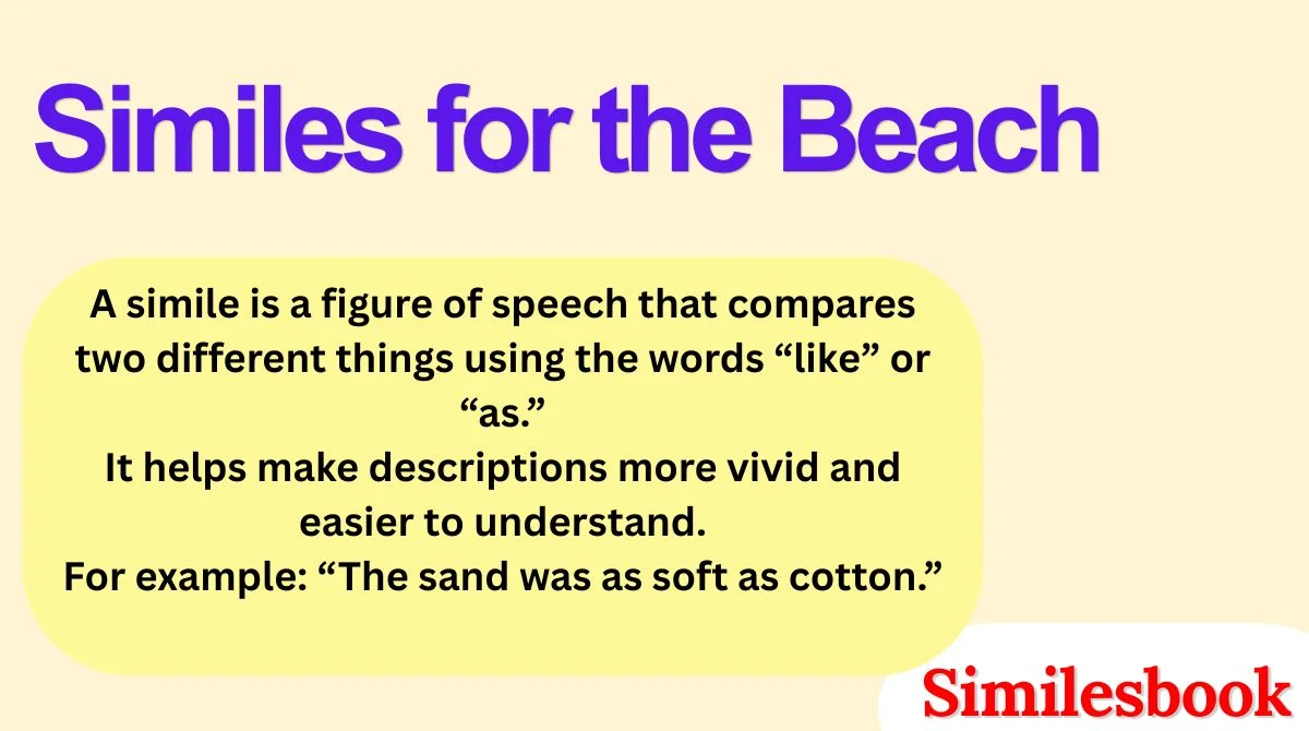 Similes for the Beach