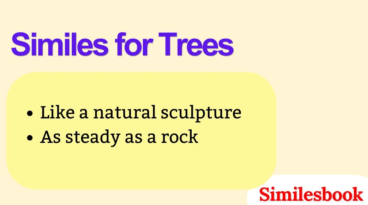 Similes for Trees