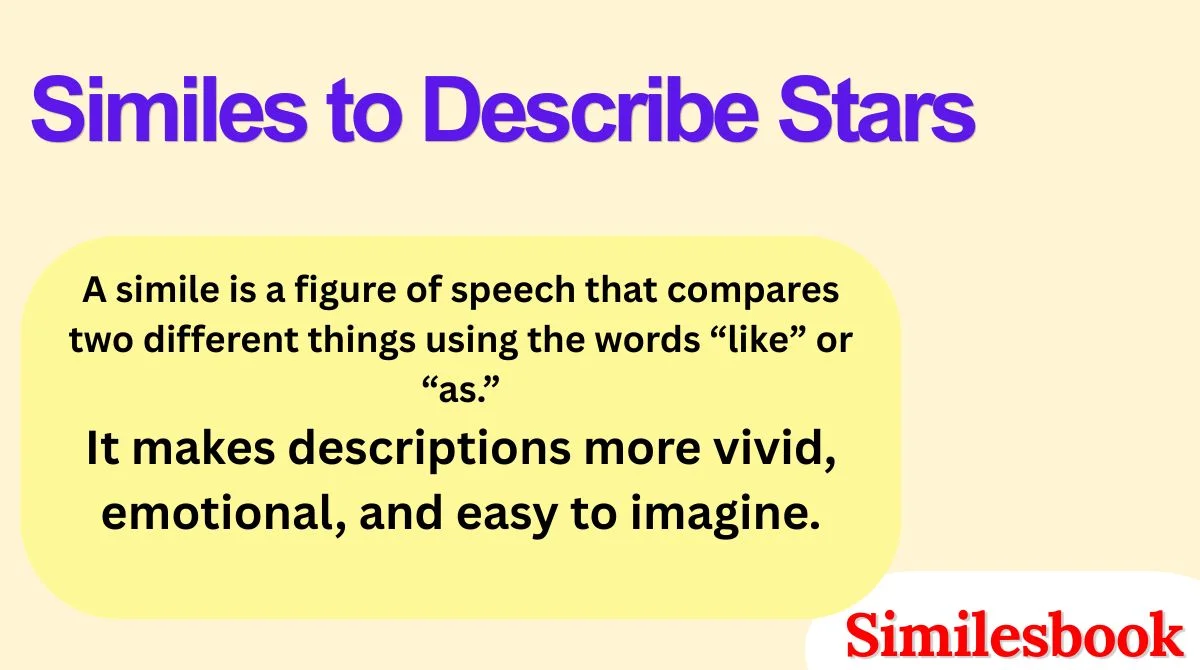 Similes to Describe Stars