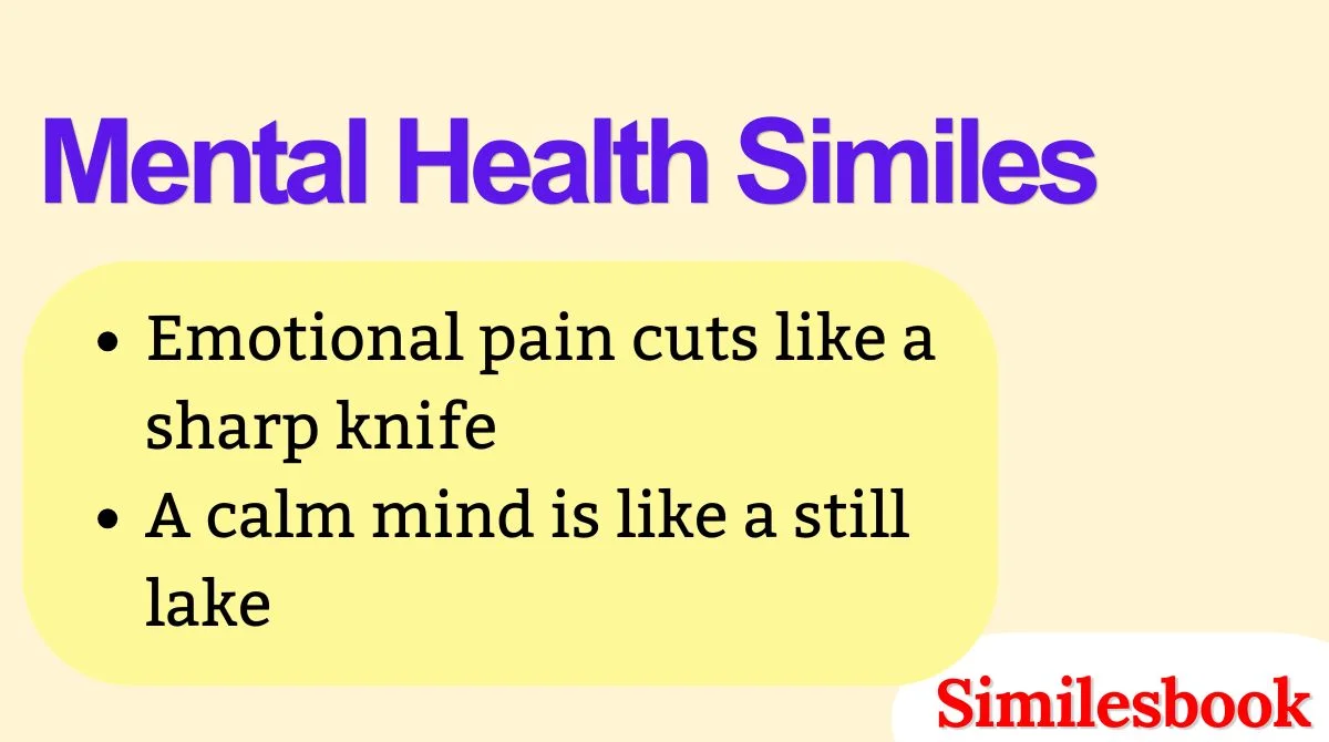 Mental Health Similes