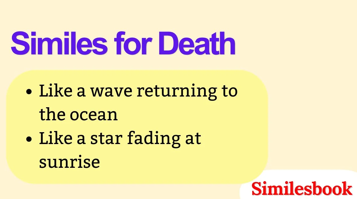 Similes for Death