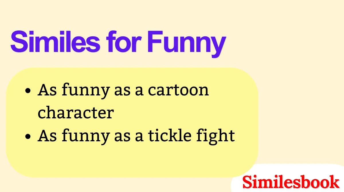 Similes for Funny