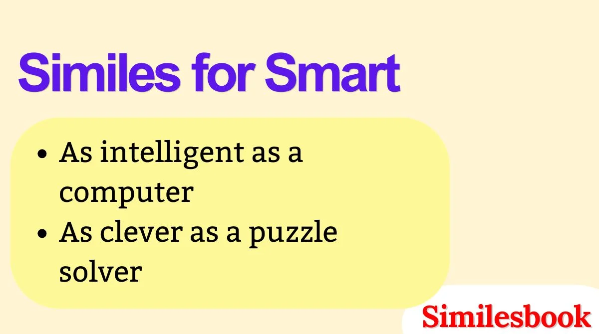 Similes for Smart
