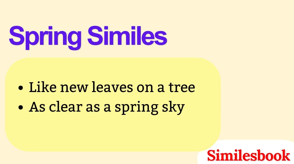 Spring Similes