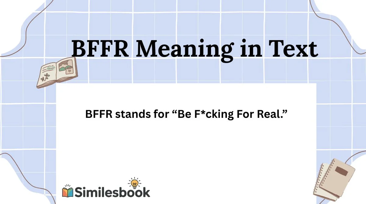 BFFR Meaning in Text