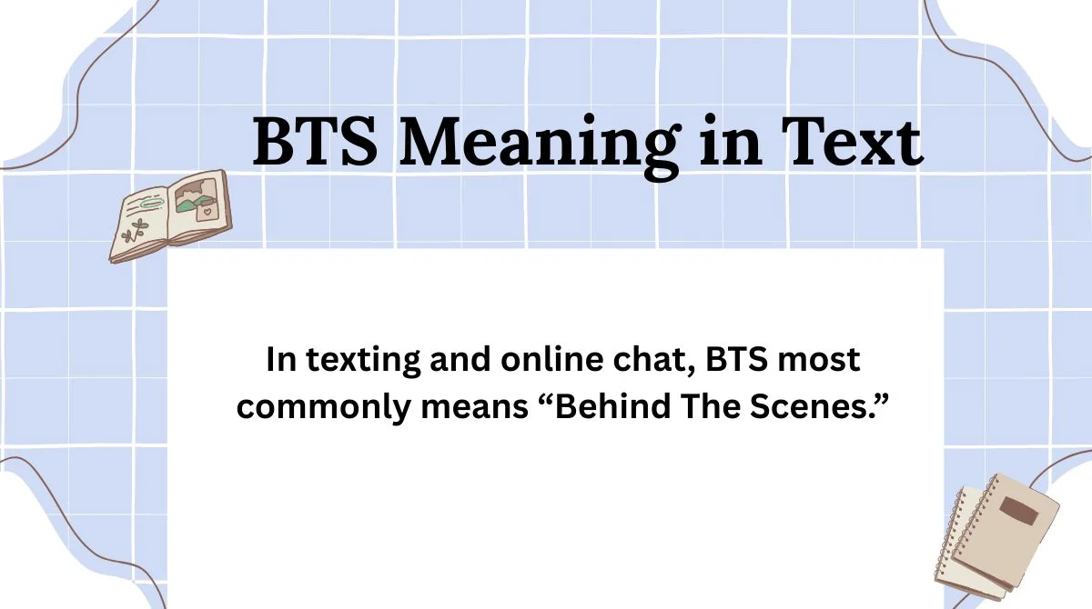 BTS Meaning in Text