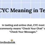 CYC Meaning in Text