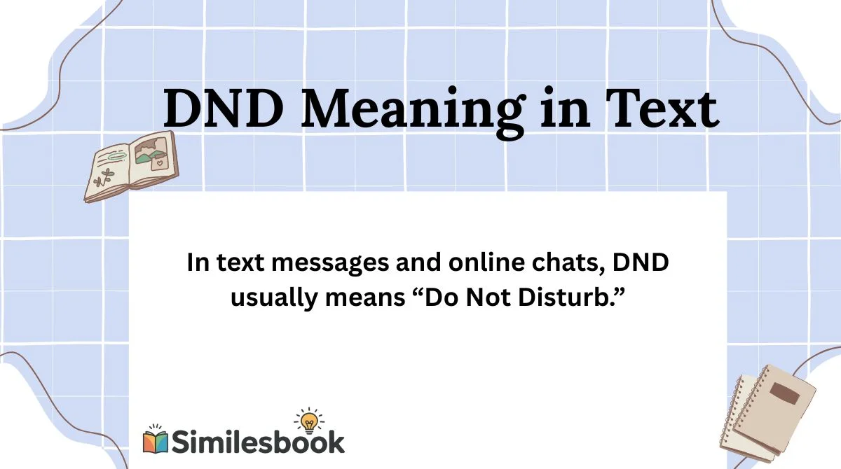 DND Meaning in Text
