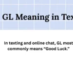 GL Meaning in Text