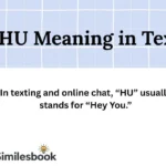 HU Meaning in Text