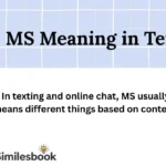 MS Meaning in Text