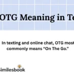 OTG Meaning in Text