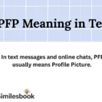 PFP Meaning in Text