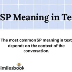 SP Meaning in Text