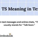 TS Meaning in Text