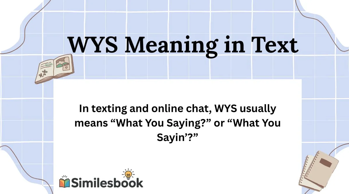 WYS Meaning in Text