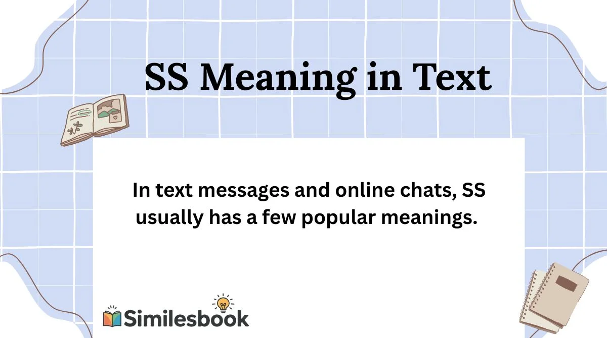 SS Meaning in Text