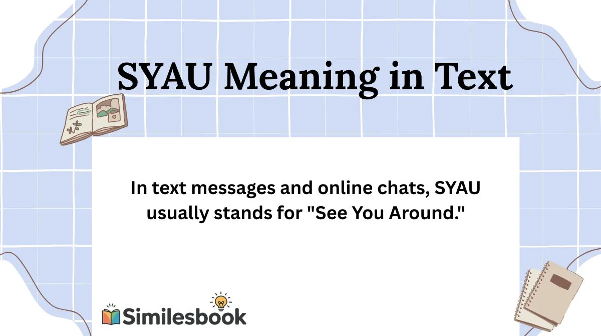 SYAU Meaning in Text