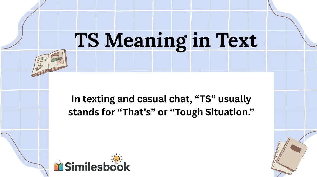 TS Meaning in Text